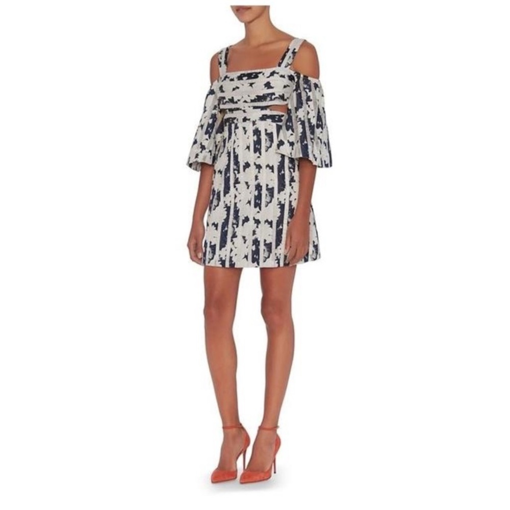 Alexis Exposed Shoulder Floral Dress